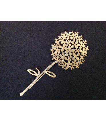 Agujón hortensia oro