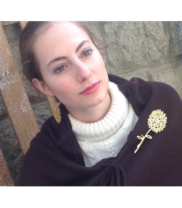 Agujón hortensia oro