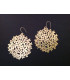 Pendientes Hortensia Oro