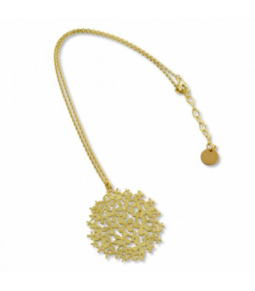Colgante Corto Hortensia Oro