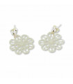 Pendientes Plata Flor2