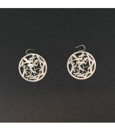 Pendientes Libélula plata