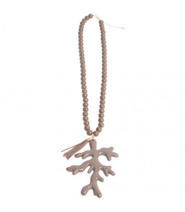 Collar Resina modelo coral