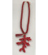 Collar Resina modelo coral