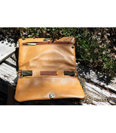 Bolso de piel DOBLÓN PEQUEÑO