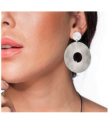 Pendientes Destellos plata