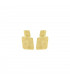 Pendientes Zen Cuadrado en Oro