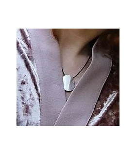 Colgante Zen redondo en plata