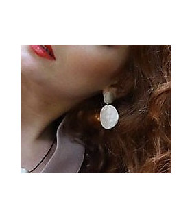 Pendiente Zen Redondo en Plata