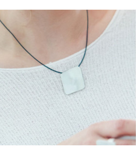 Colgante Zen Cuadrado en plata