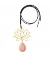 Colgante Flor de Loto Ambar