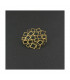 Broche Cuadrado Cuadrado Oro