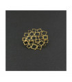 Broche Cuadrado Cuadrado Oro