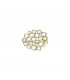 Broche Cuadrado Cuadrado Oro