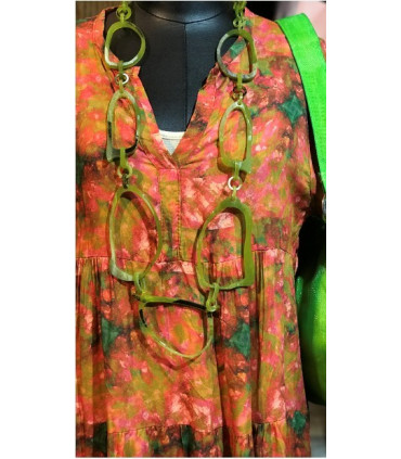 Collar resina eslabones