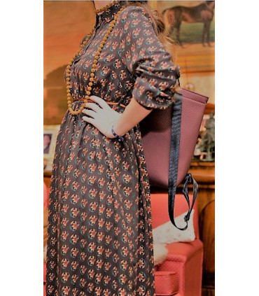 Vestido Camisero Flores