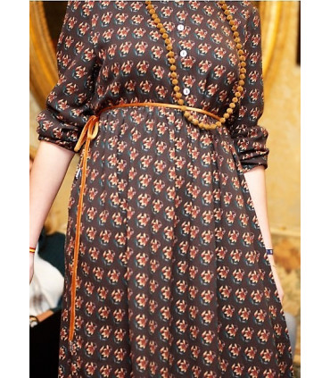 Vestido Camisero Flores