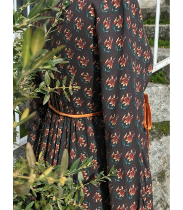 Vestido Camisero Flores