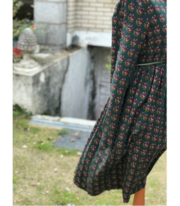 Vestido Camisero Flores