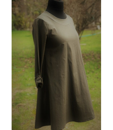 Vestido Camisero Liso