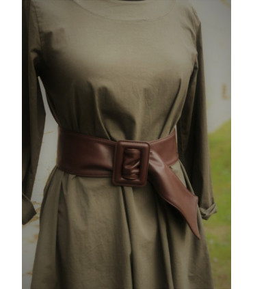 Vestido Camisero Liso