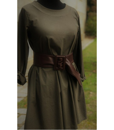 Vestido Camisero Liso