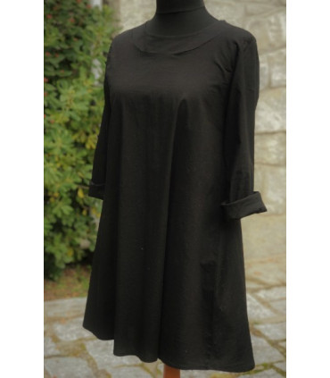 Vestido Camisero Liso