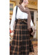Falda Capa de cuadros